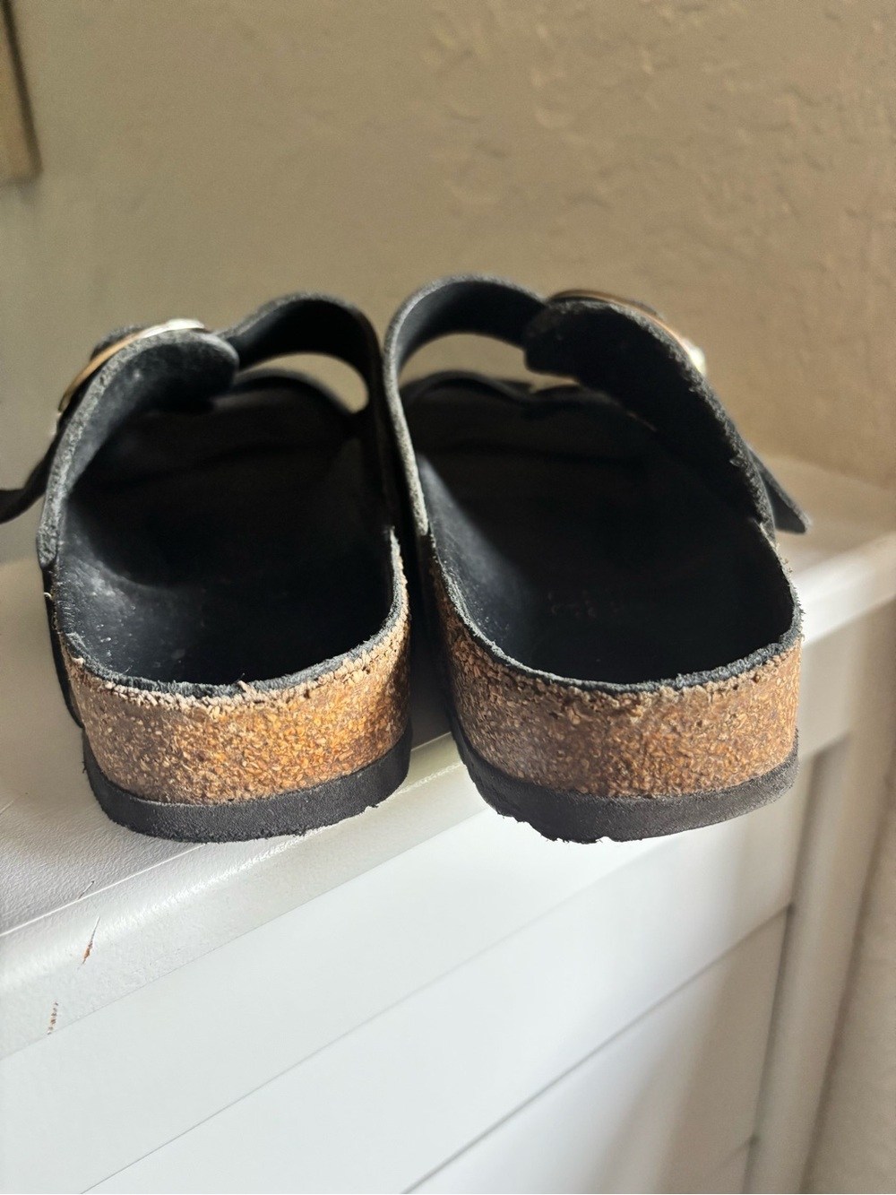 Birkenstock Arizona Big Buckle Black Slides Size 38 - US 7-7.5 - Picture 3 of 11